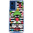 Looney Tunes Marvin the Martian Striped Patches Moto G 5G (2024) Clear Case